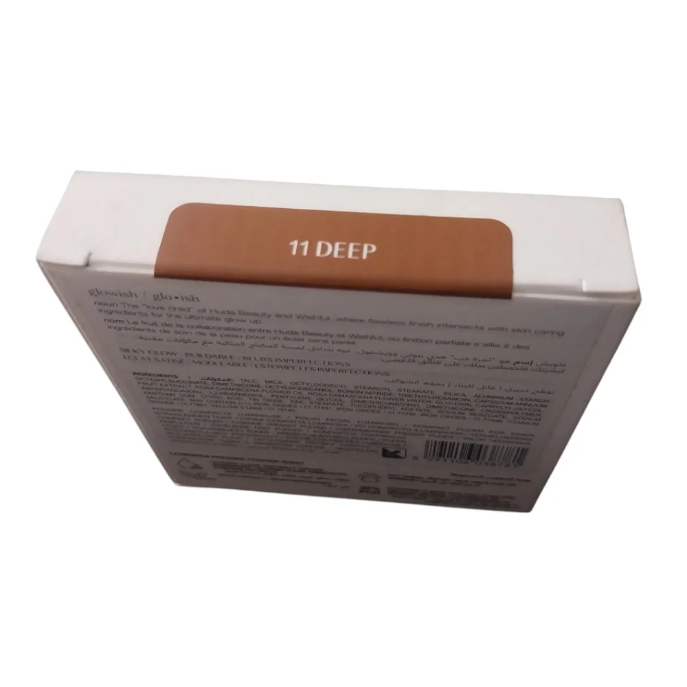 Glowish by Huda Beauty Pressed Powder shade 11 Deep